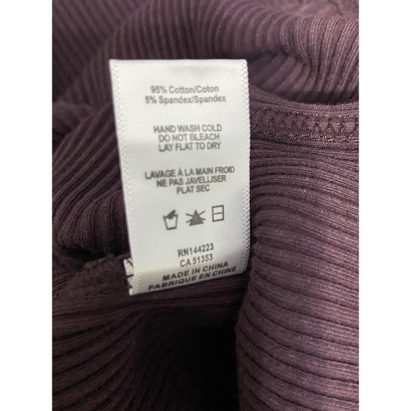 Bishop + Young Revolve Ribbed Midi Bodycon Tank Dress Women Small Maroon EUC - Picture 5 of 5